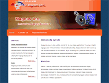 Tablet Screenshot of magnasinc.com